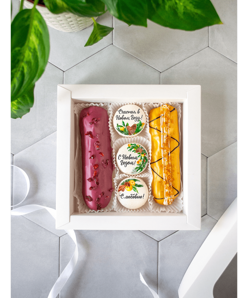 Вкусные эклеры - купить эклеры с доставкой по СПб