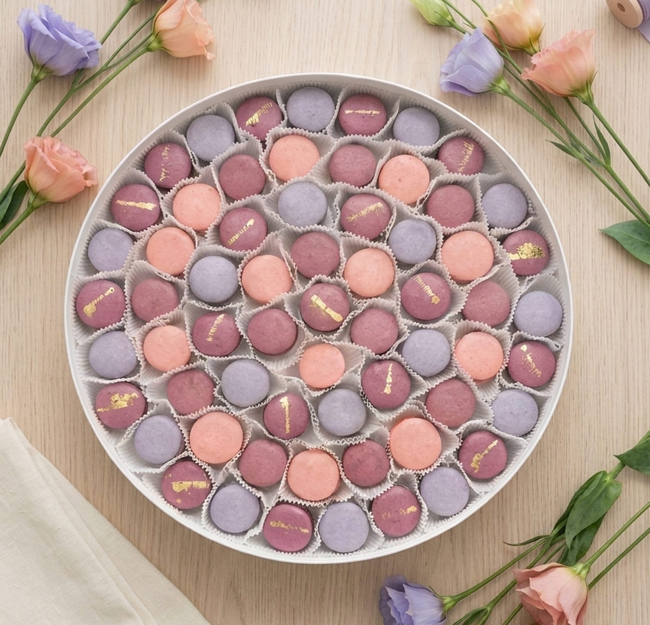 Набор макаронс большой "Ягодное настроение"